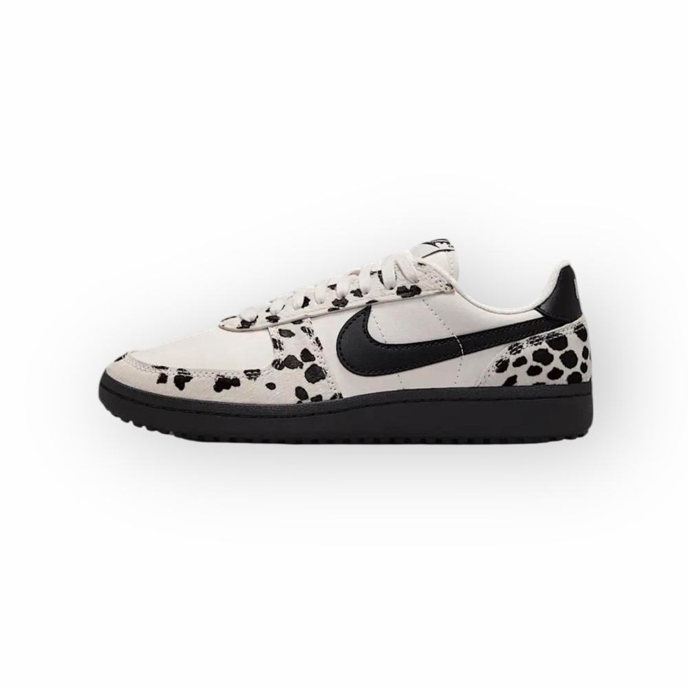 Nike Field General- cow print- Women's Sneakers Black and white